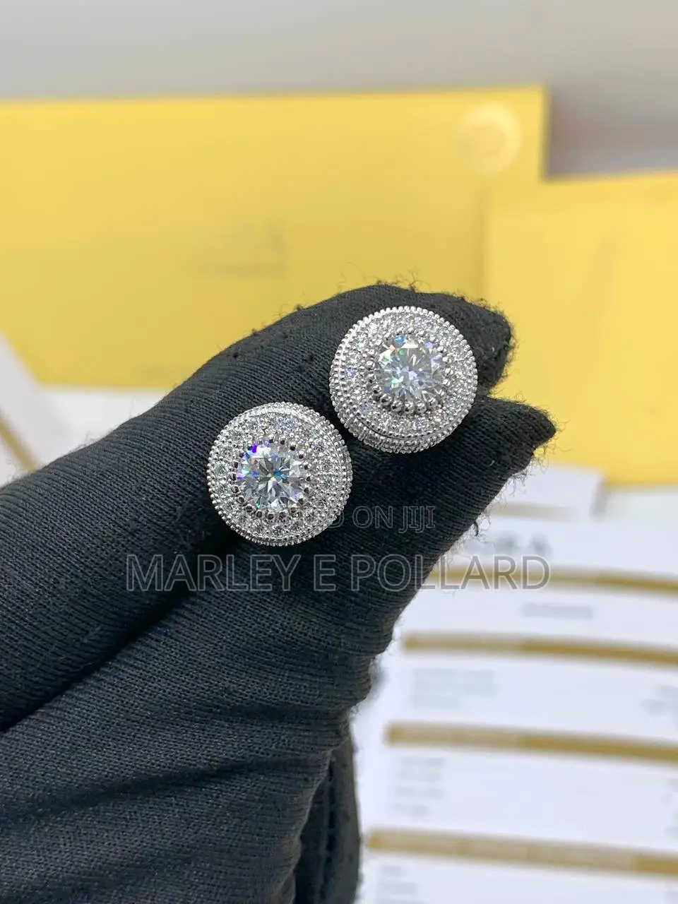 Vvs1 Moissanite Diamond Big Earring