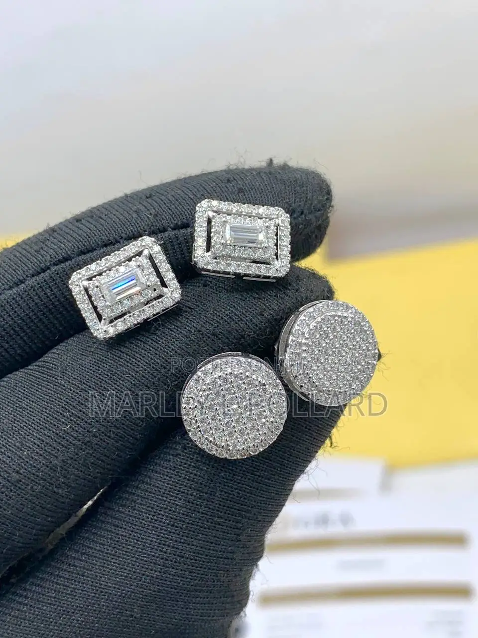Vvs1 Moissanite Diamond Big Earring