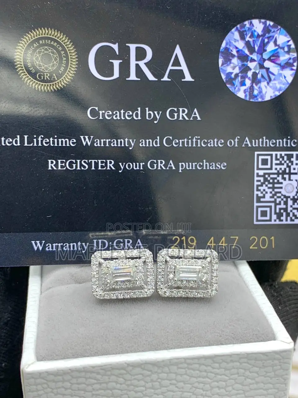 Vvs1 Moissanite Diamond Big Earring