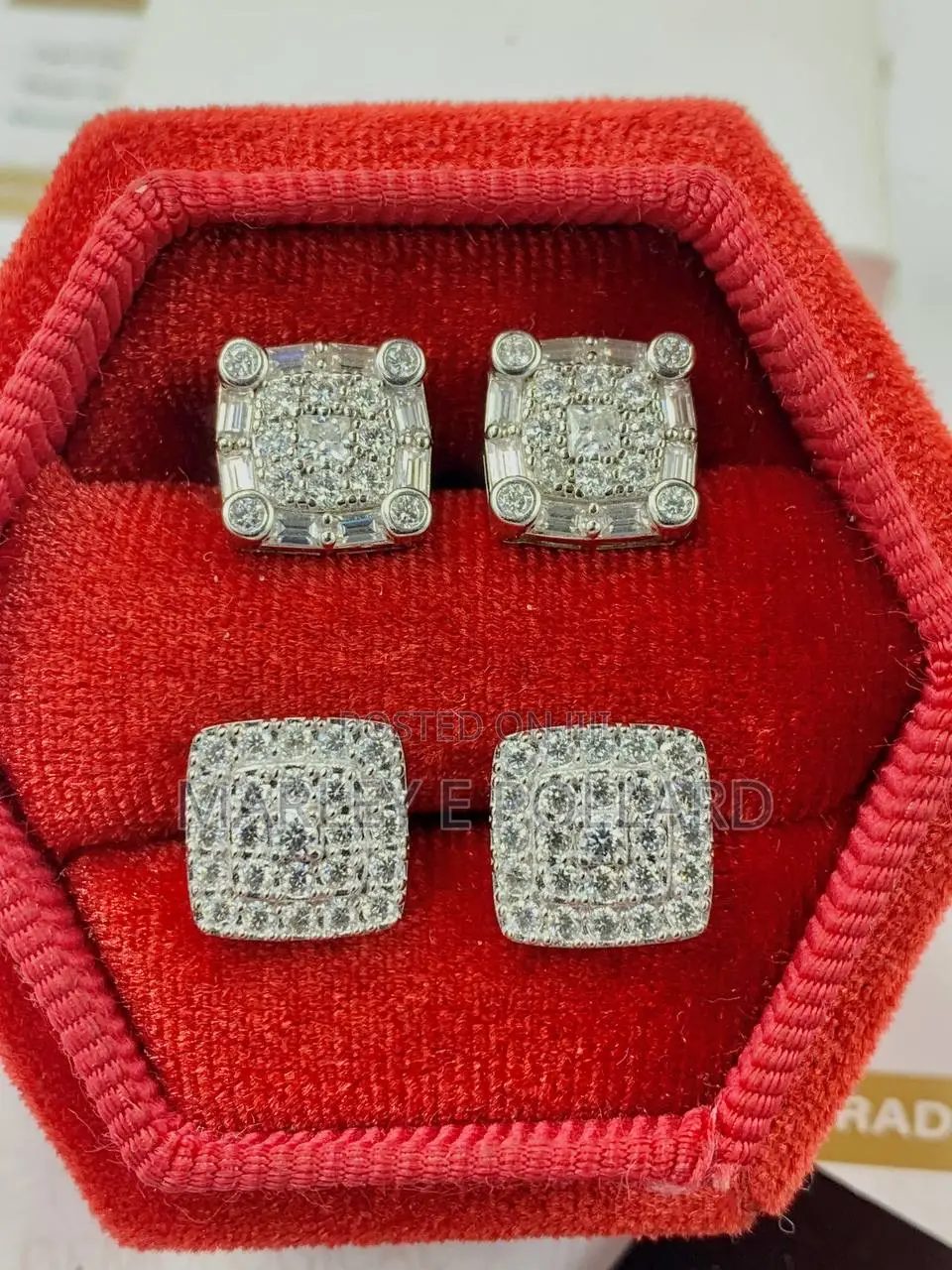 Vvs1 Moissanite Diamond Big Earring