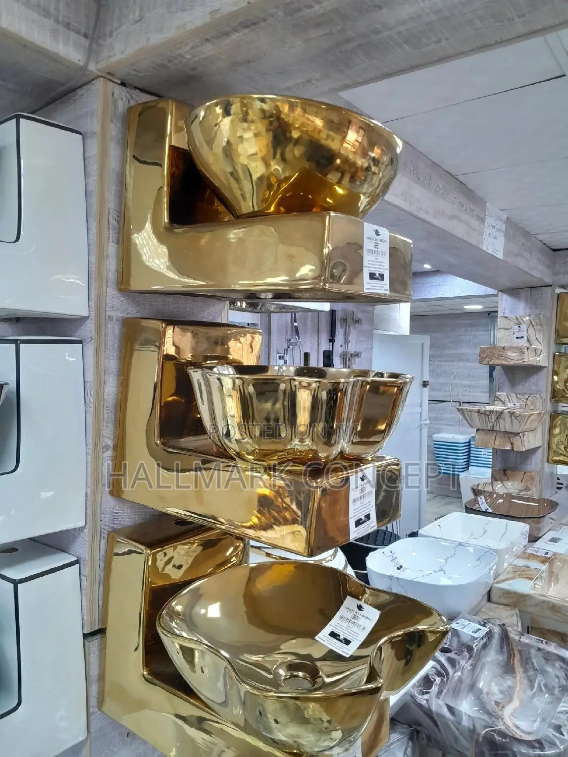 Gold Plated Wash Hand Basins
