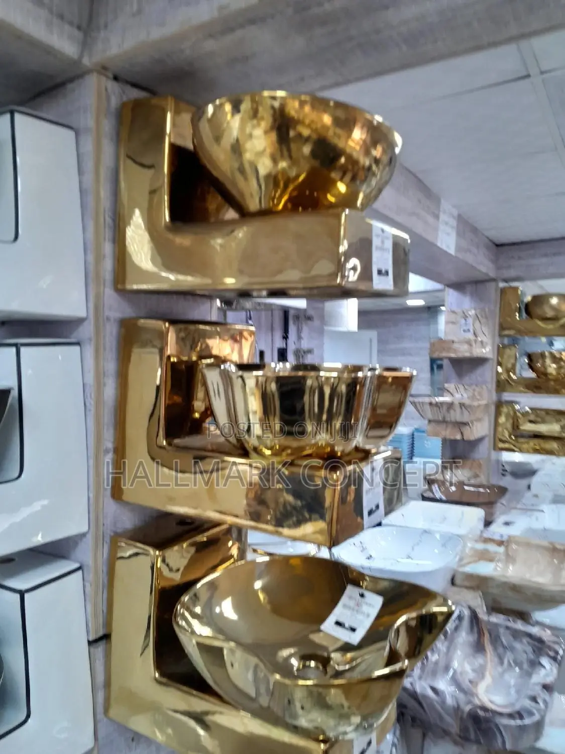 Gold Plated Wash Hand Basins
