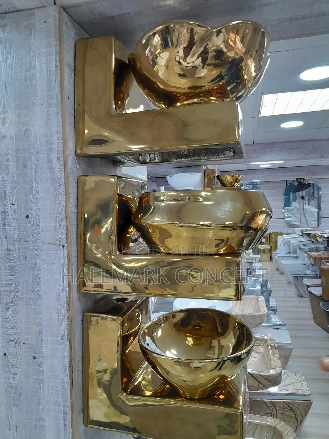 Gold Plated Wash Hand Basins