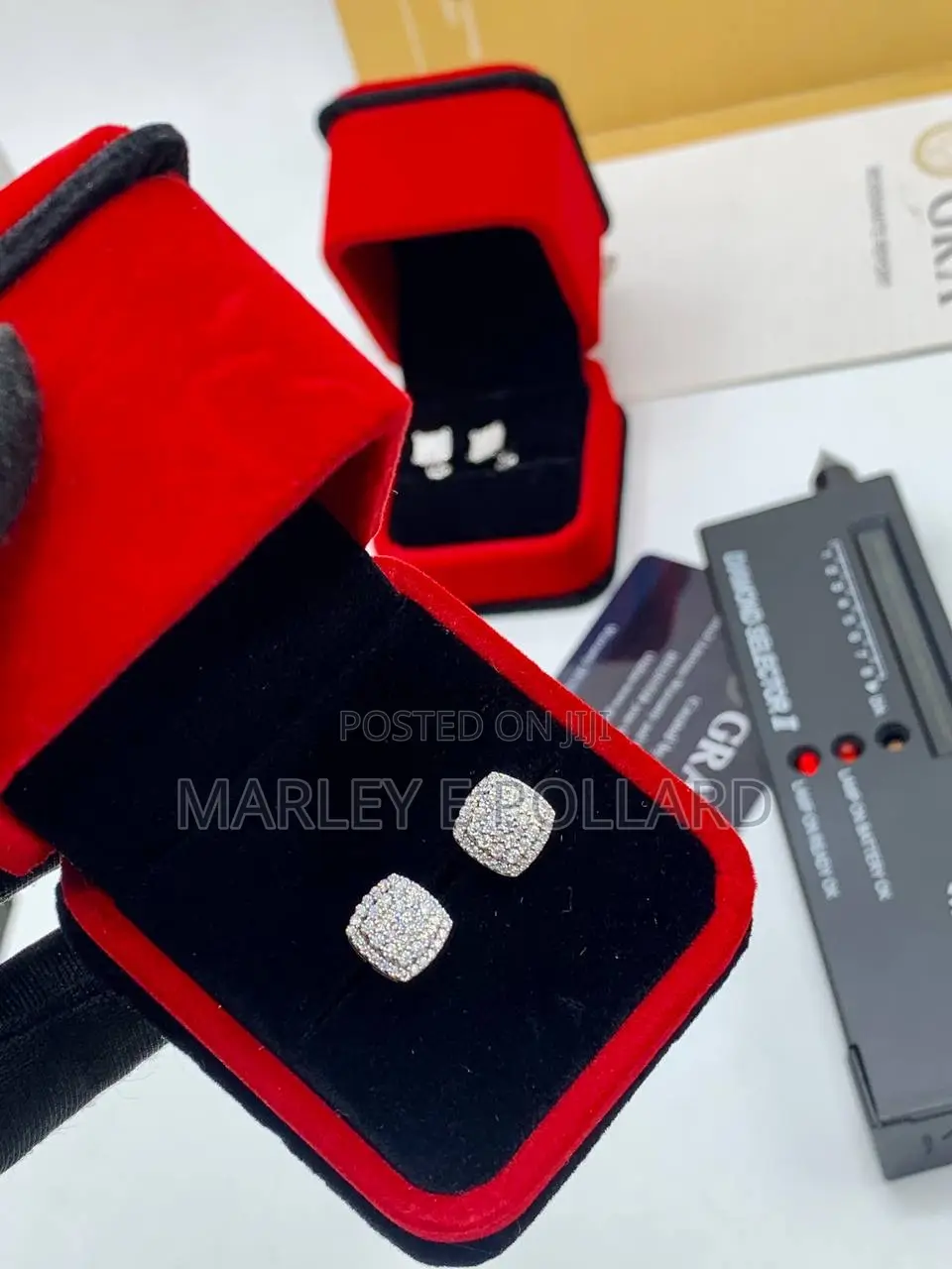 Moissanite Sterling Silver Earrings