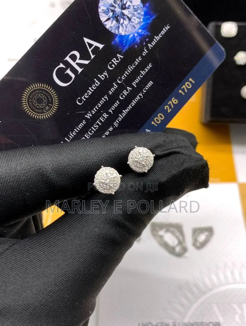 Moissanite Sterling Silver Earrings