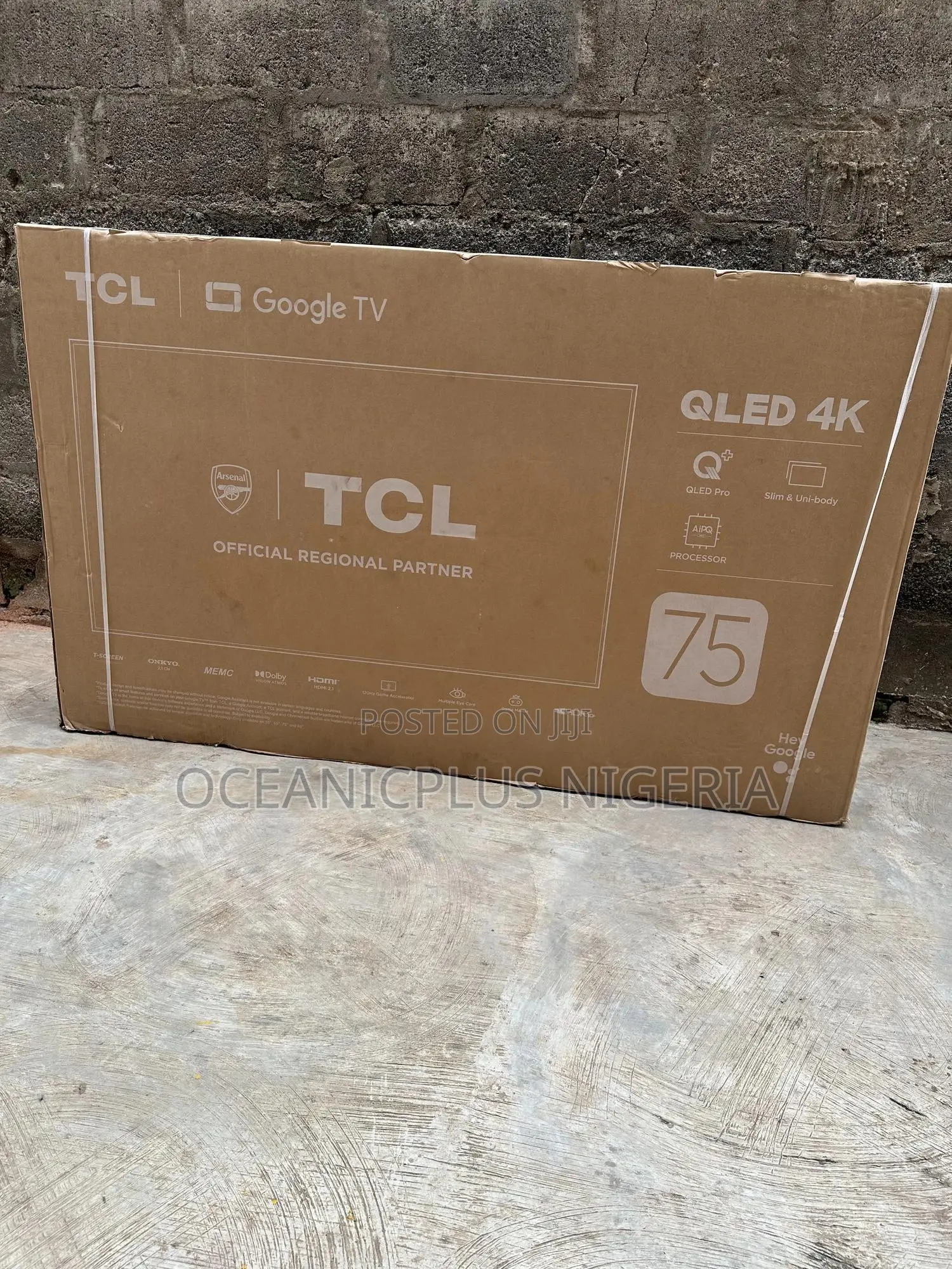 75′′ Inches Giant Screen TCL 75c655 Qled Google Tv