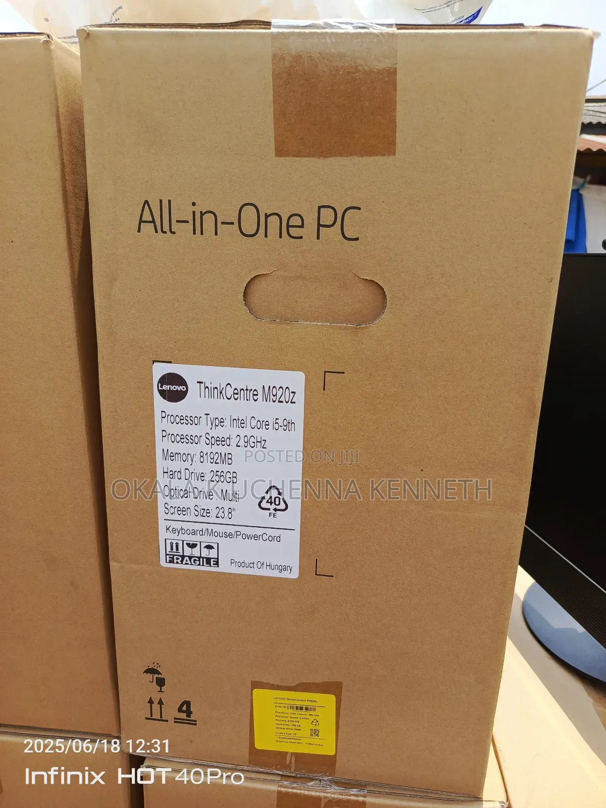 New Desktop Computer Lenovo 8GB Intel Core i5 SSD 256GB