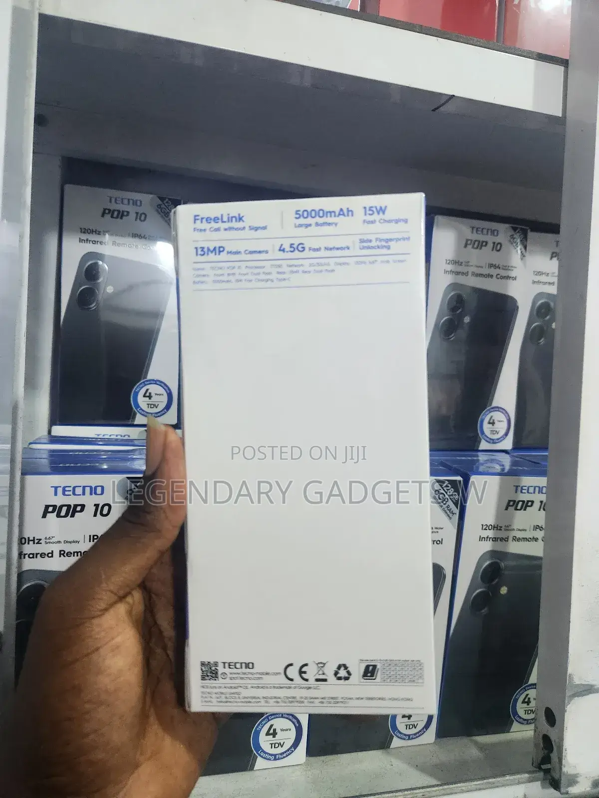 New Tecno Pop 10 128 GB Black