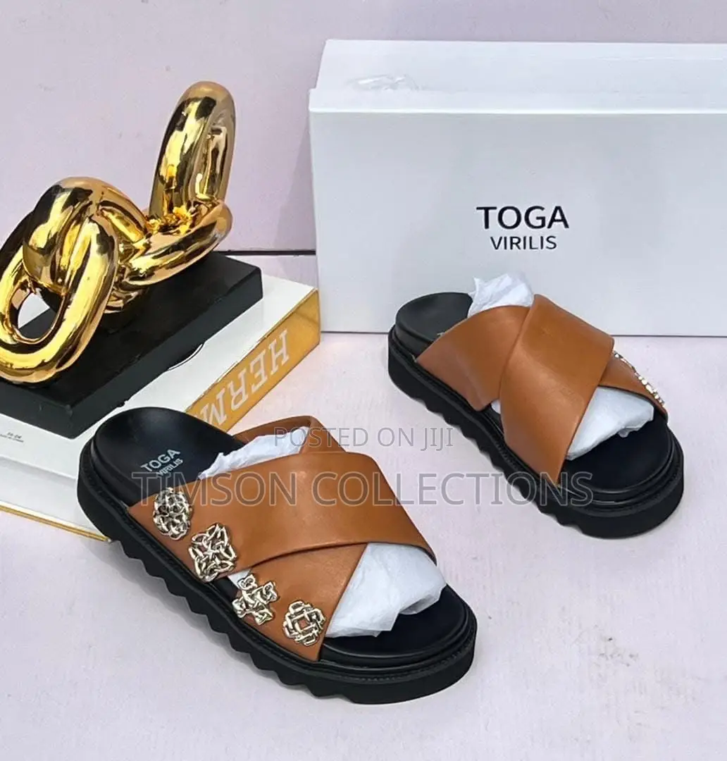 Toga Luxury Skull Slides Not Regular