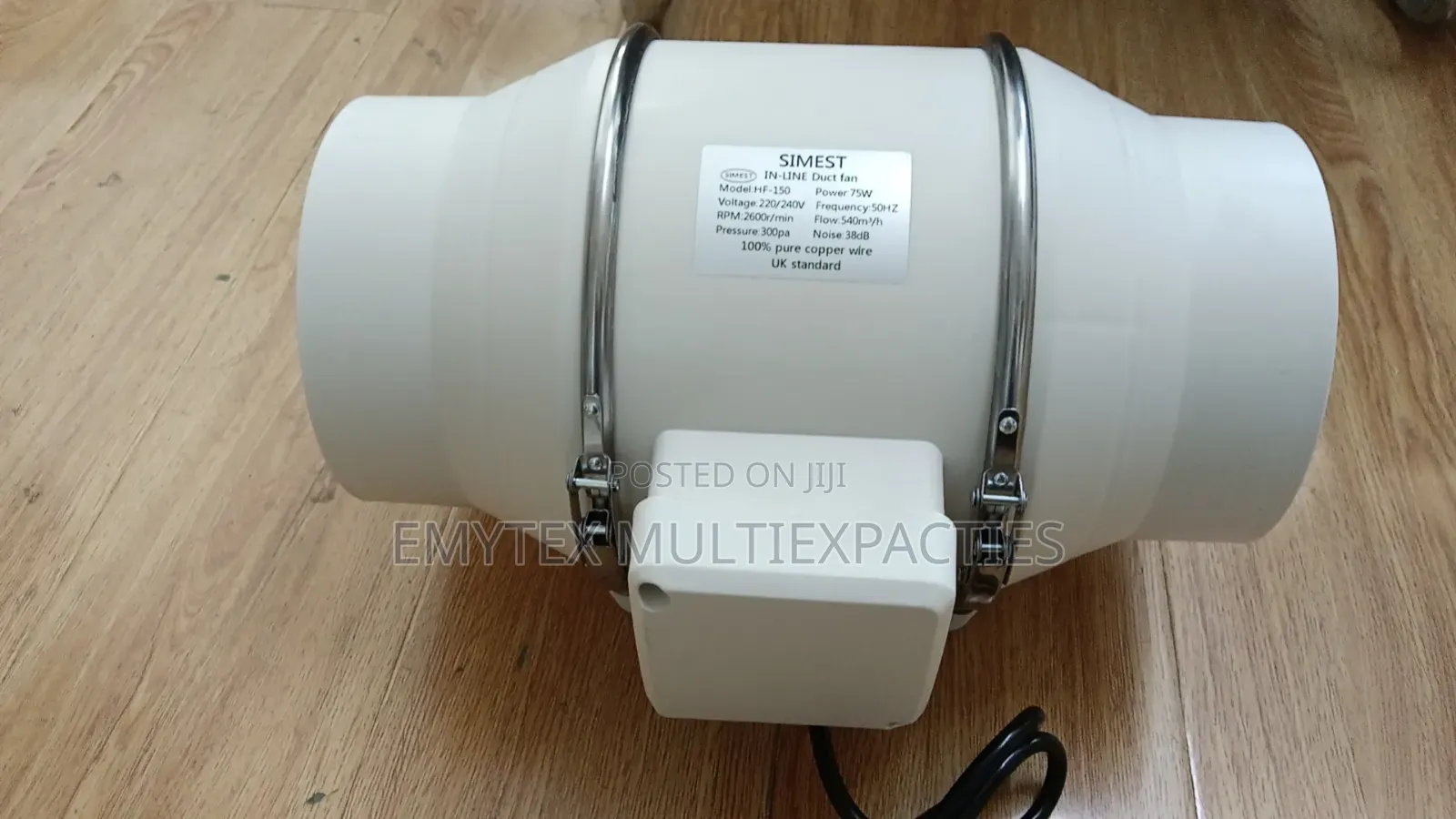 Inline Duct Fan 100mm