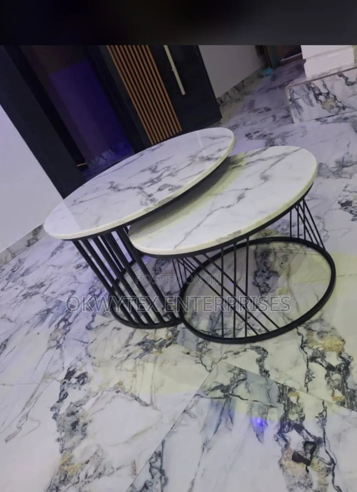 Today Design 2in1 Marble Top Center Table