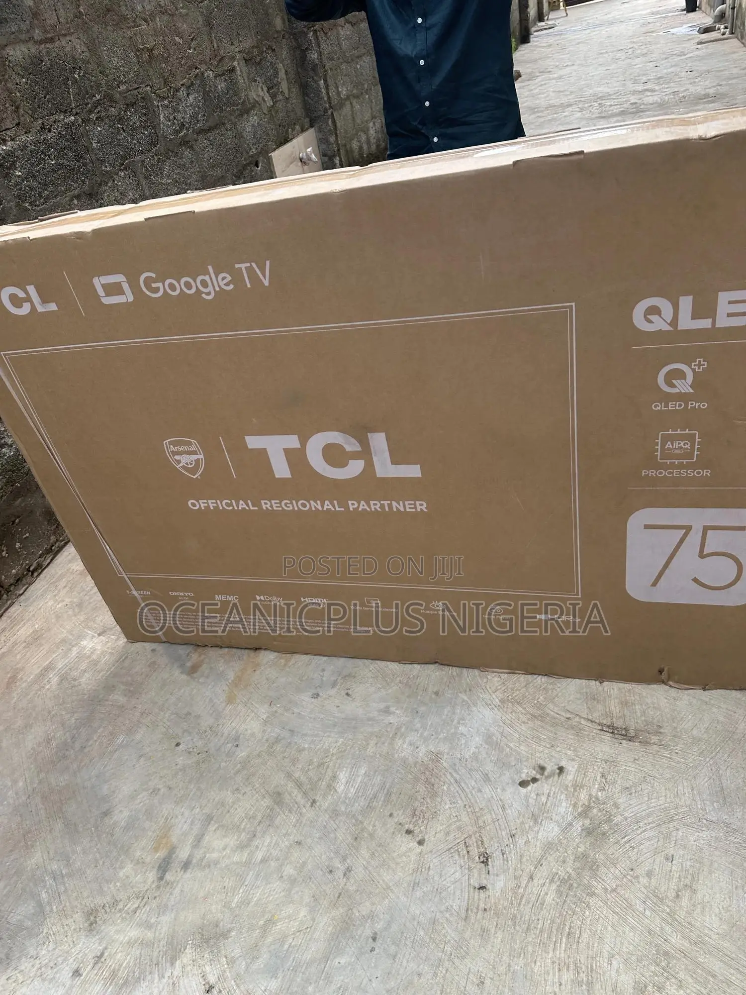 75′′ Inches TCL 75c655 Qled Google Hands Free Voice Tv