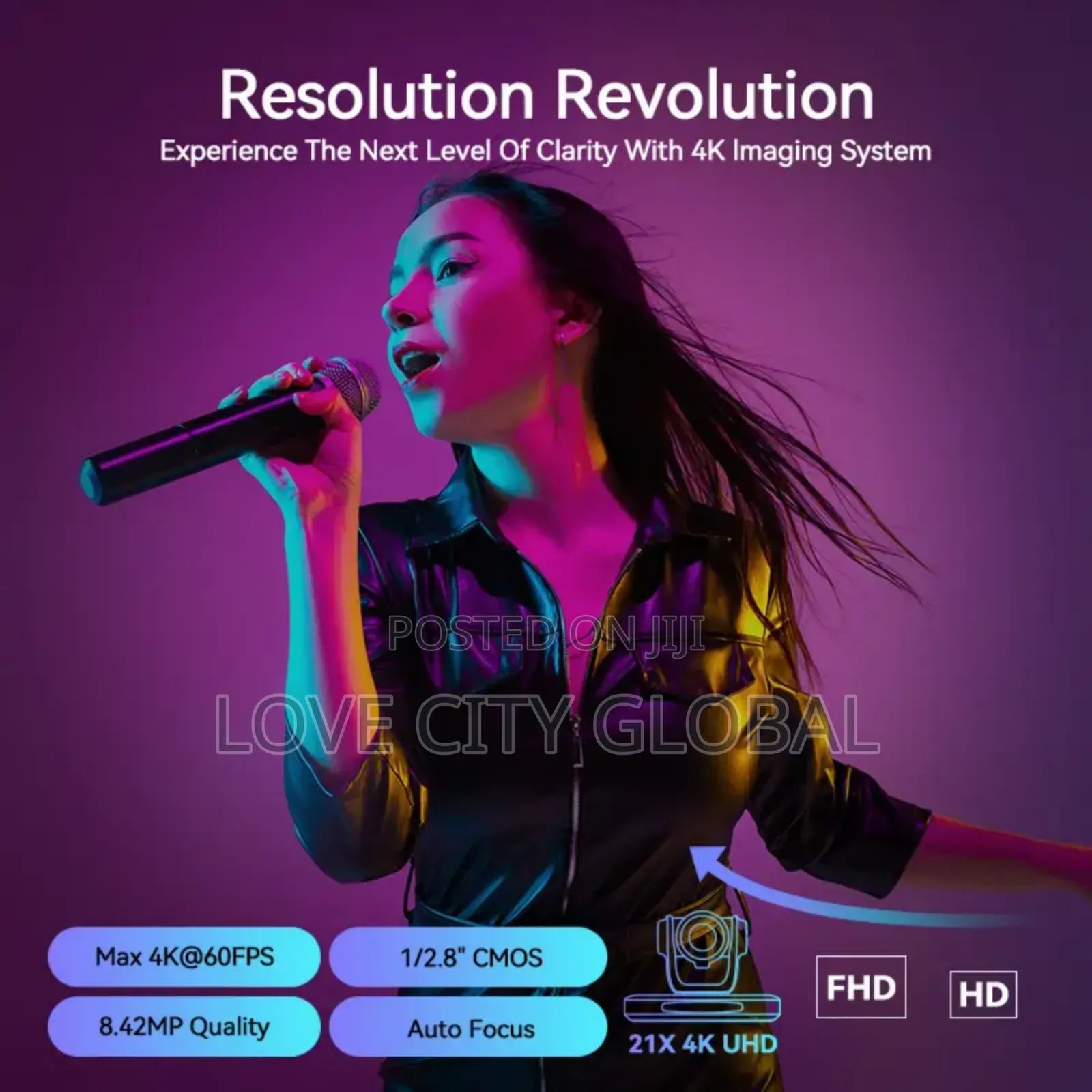 Oneking Camera Ai Tracking 21x Video Conferencing Webcam