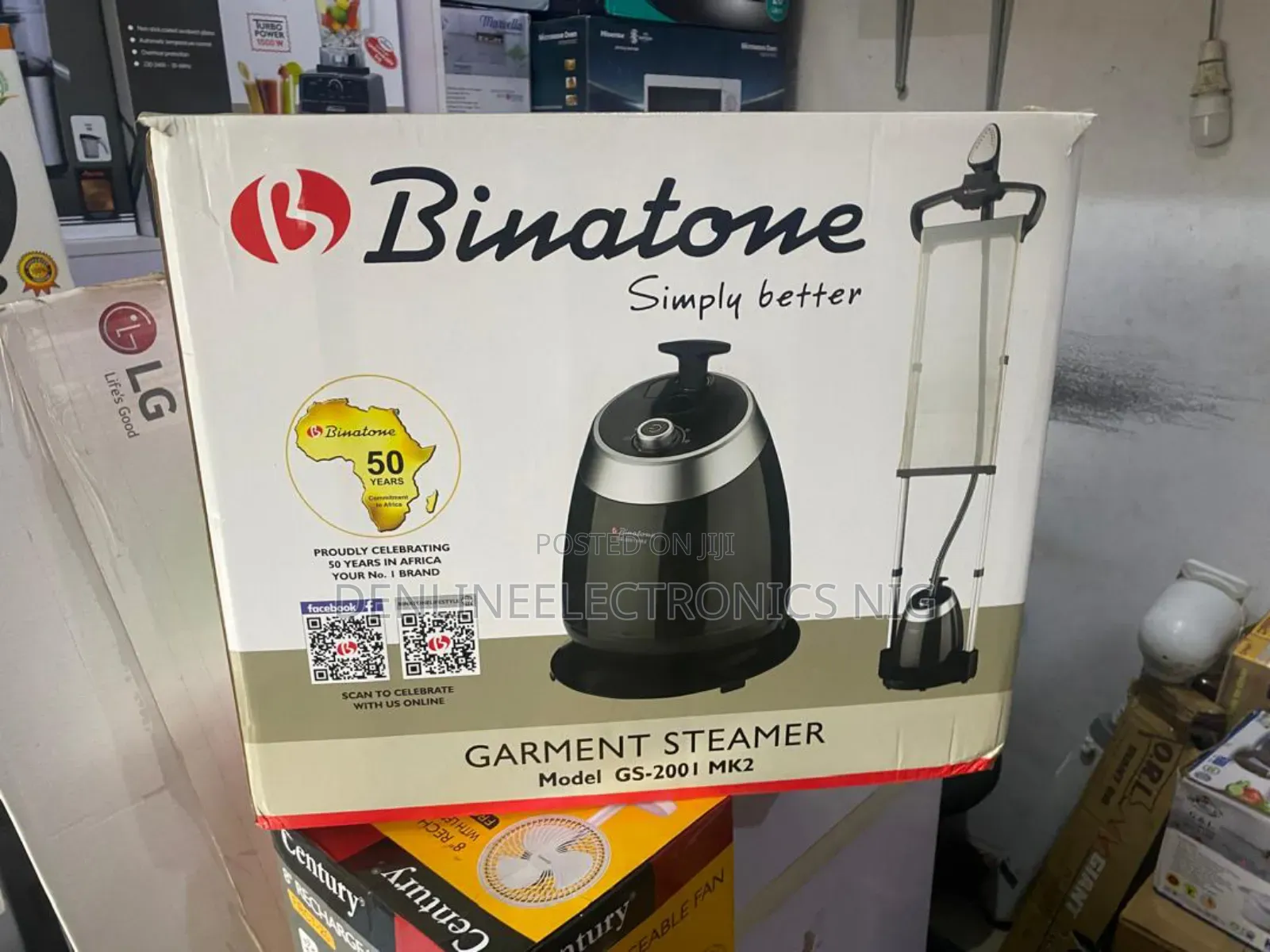 Binatone Upright Garment Steamer Gs-200