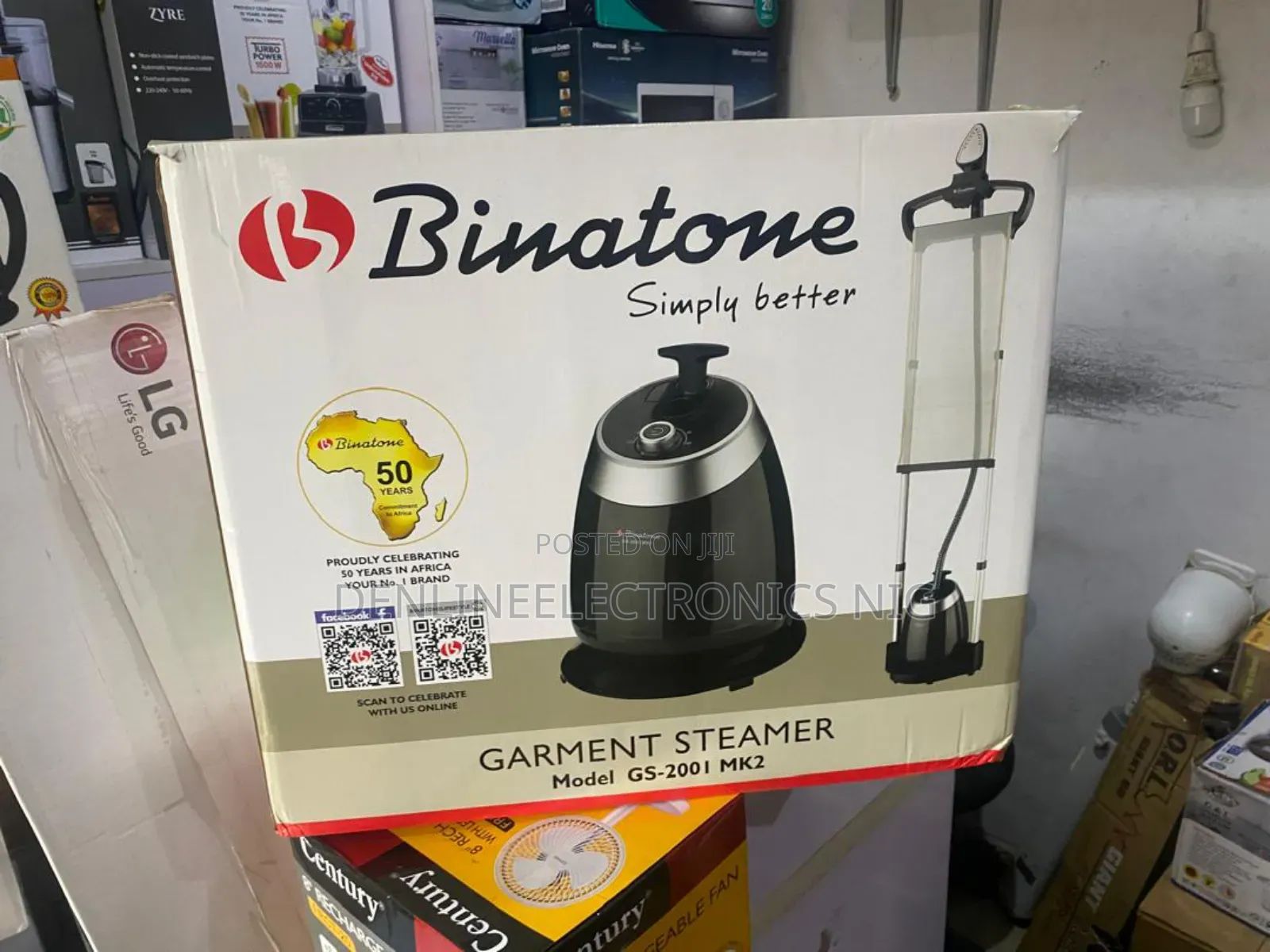 Binatone Upright Garment Steamer Gs-200