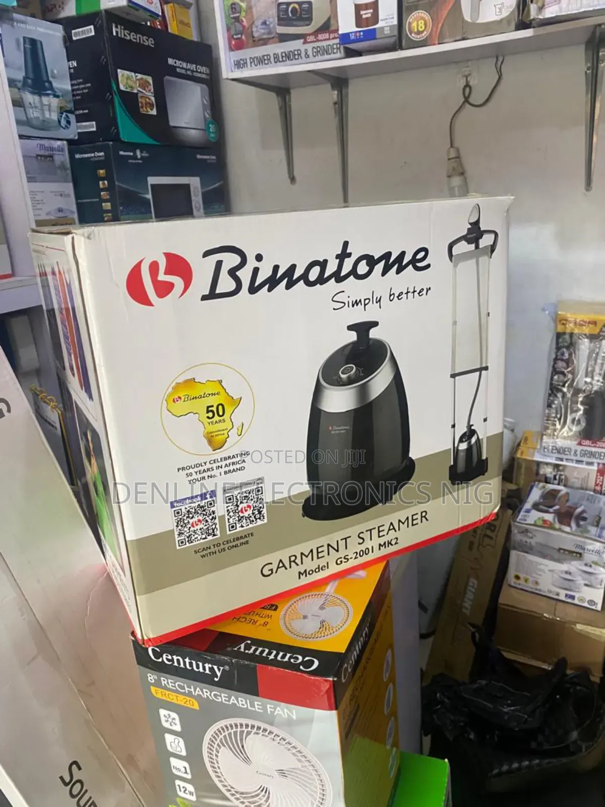 Binatone Upright Garment Steamer Gs-200