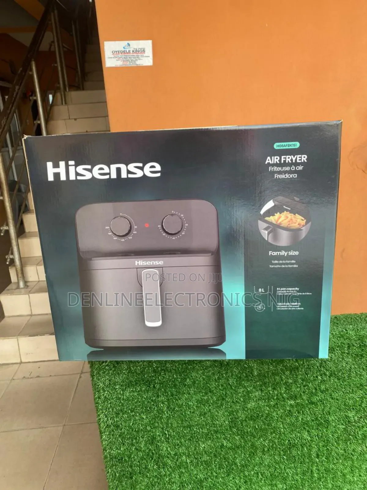 Hisense 5.2 Liters Digital Air Fryer.