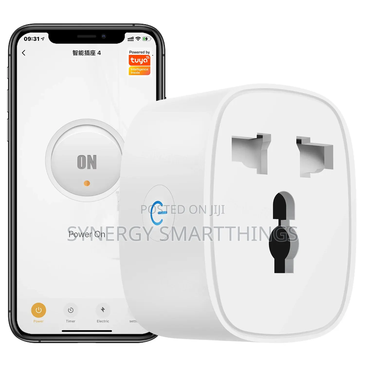Tuya Wi-Fi Smart Plug 16a Power Monitor Google Home Alexa