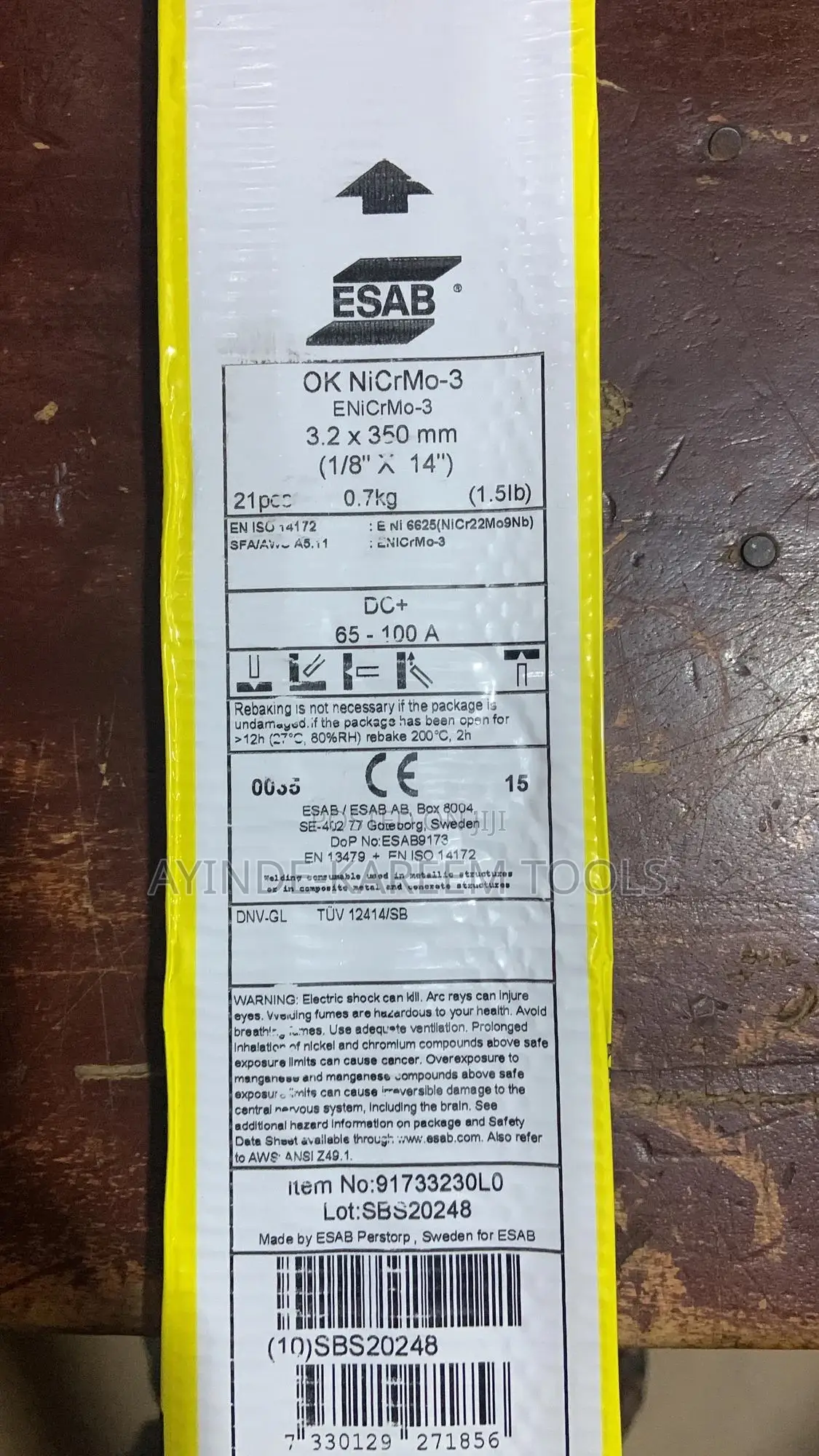 Cast Electrode Ok Nicrmo-3 3.2 X 350mm Aws A5.11