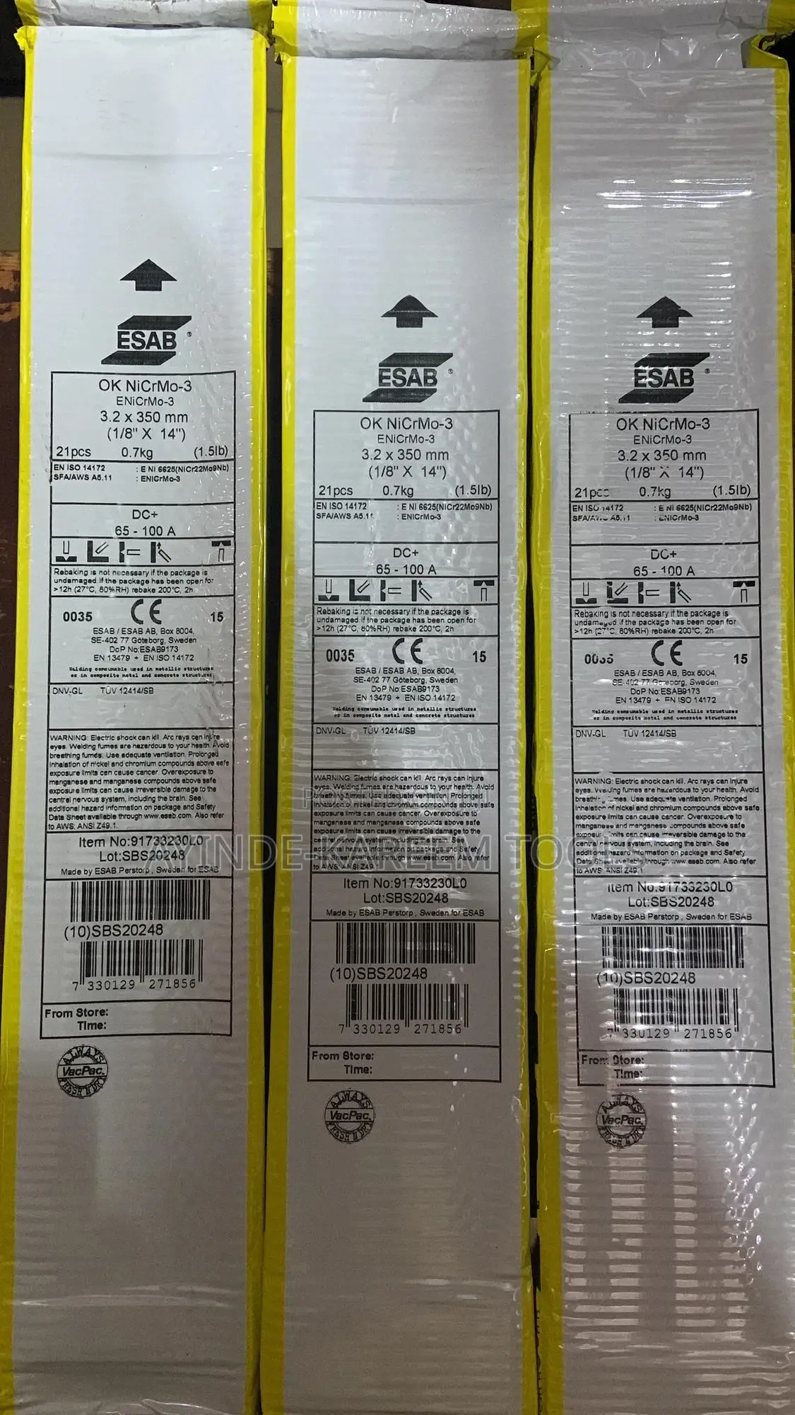 Cast Electrode Ok Nicrmo-3 3.2 X 350mm Aws A5.11