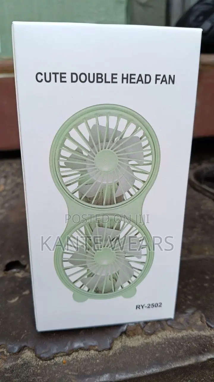 Double Head Mini Fan