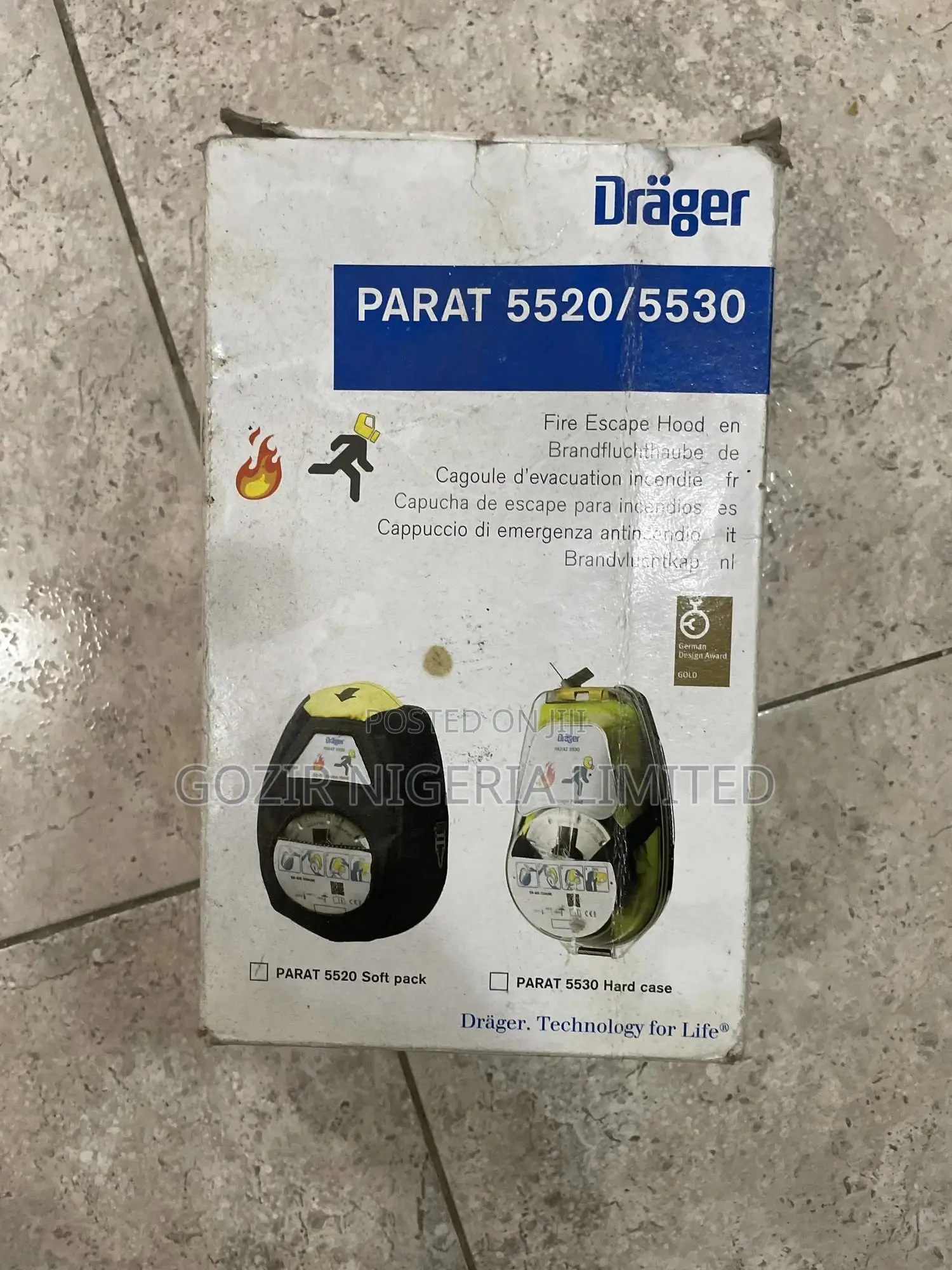 Drager Parat 5520/5530 Escape Hood