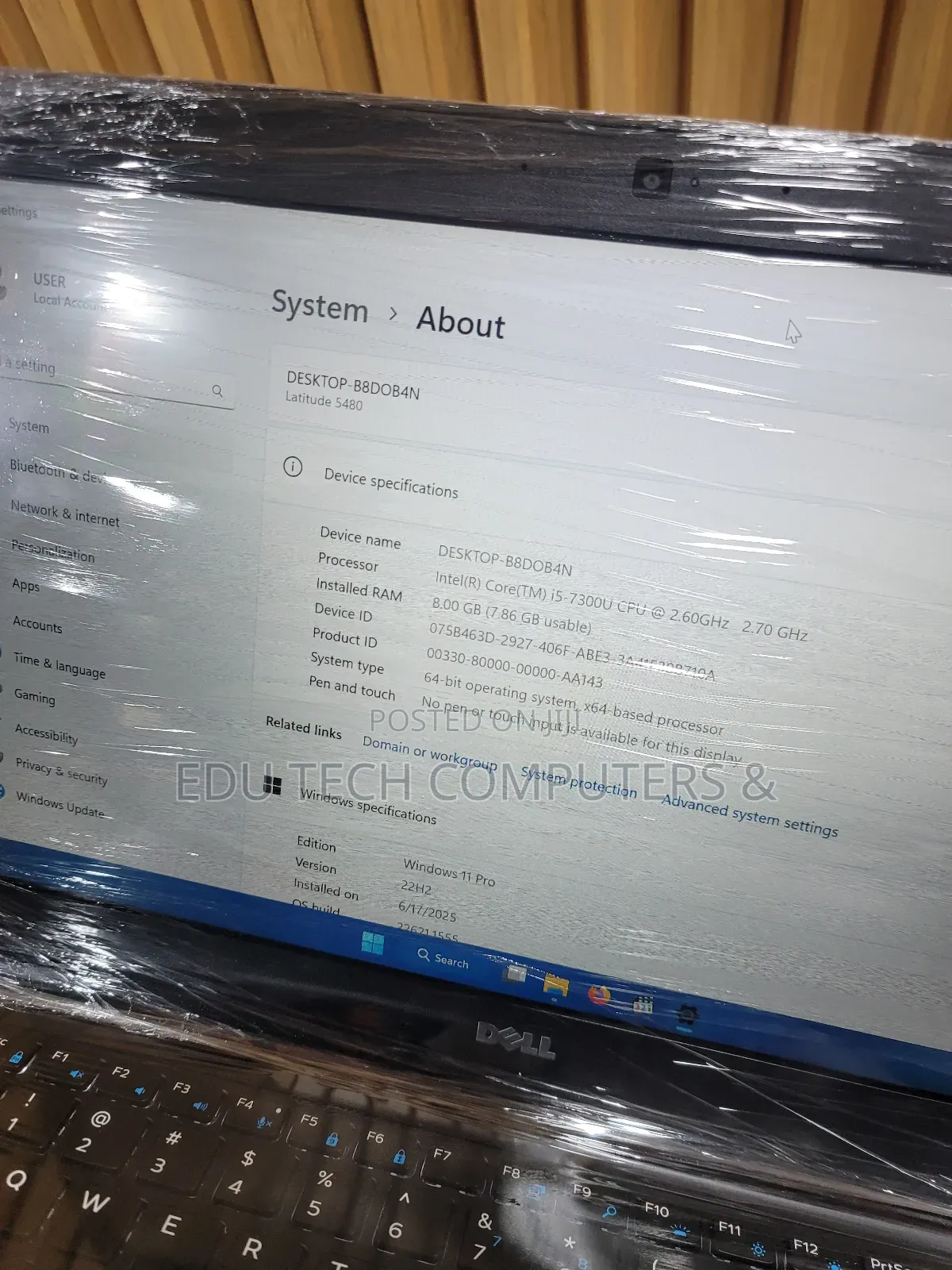 Laptop Dell Latitude 5480 8GB Intel Core I5 SSD 256GB