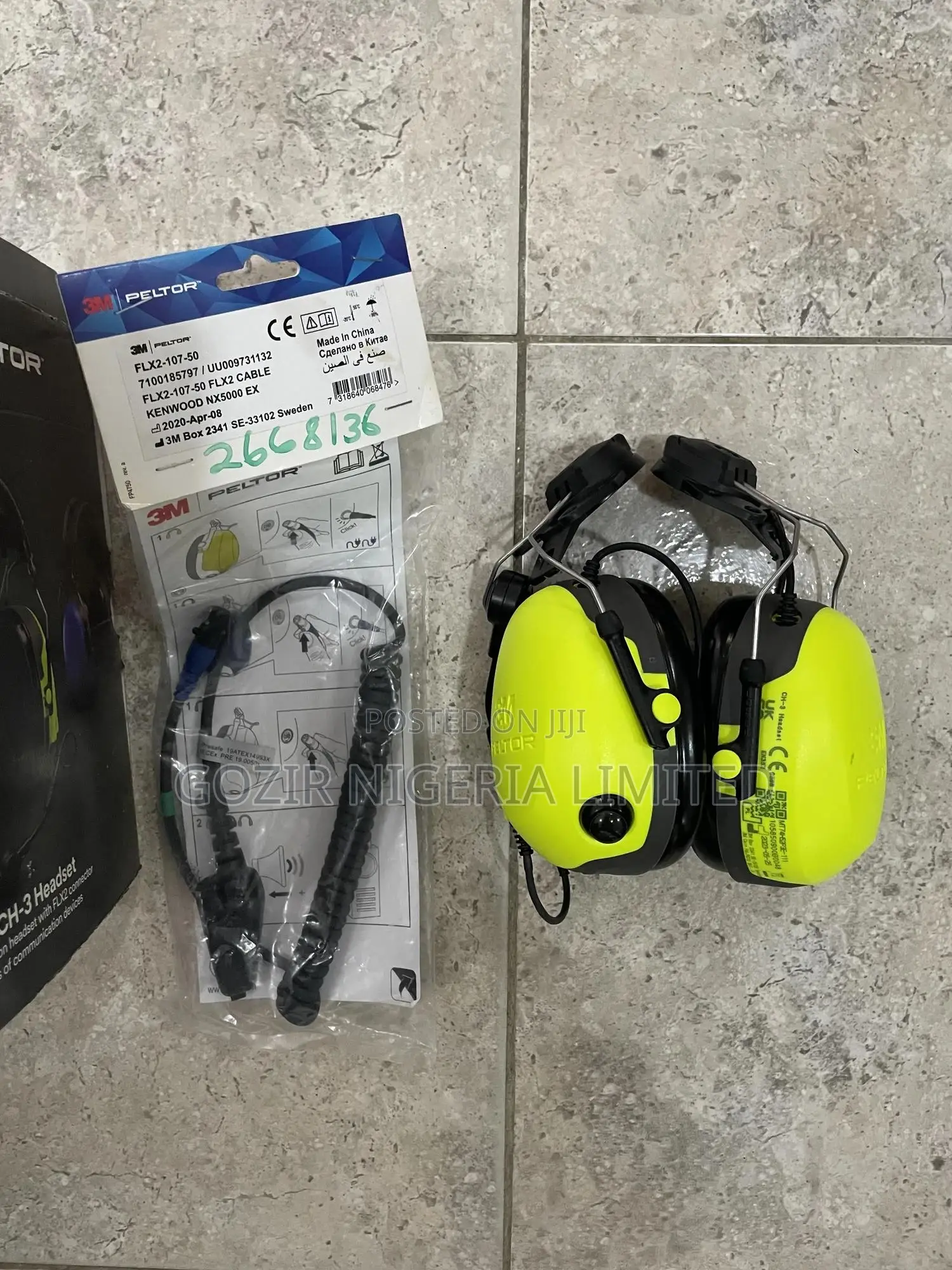 3m Peltor Ch-3 Headset Mt74h52a-110