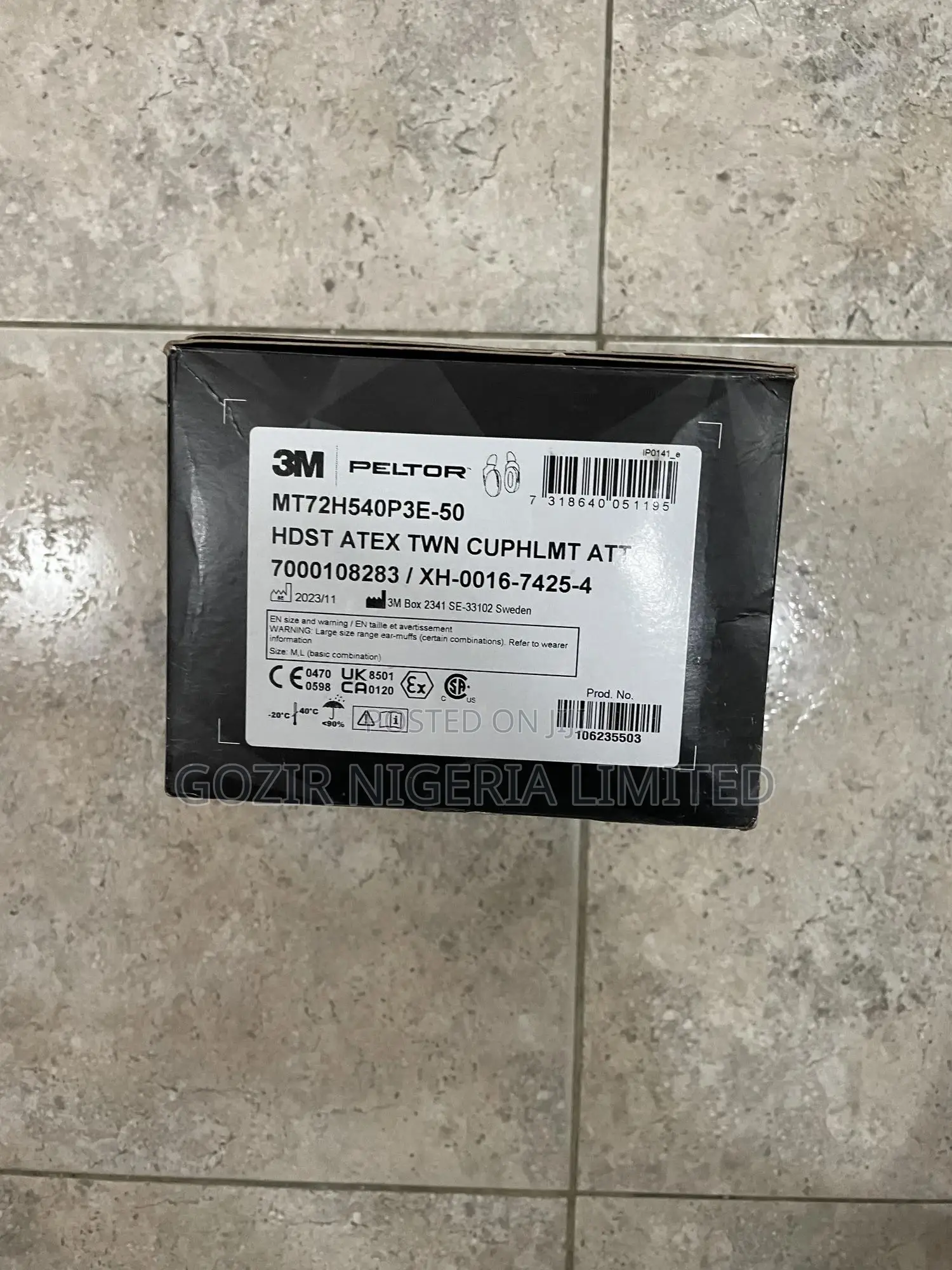 3m Peltor Twin Cup Headset Mt72h540p3e-50