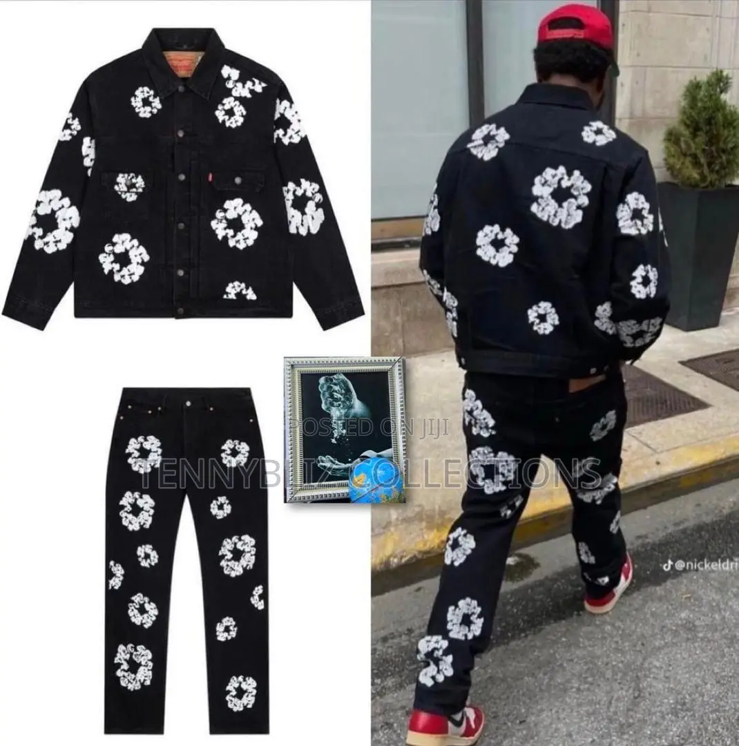 Latest Luxury Denim Tears Jeans Up and Down Combo
