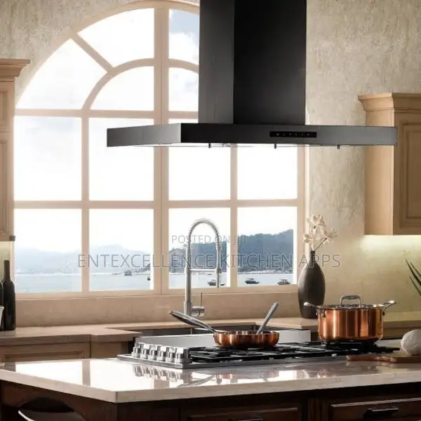 Phiima 90cm Kitchen Island Range Hood Extractor