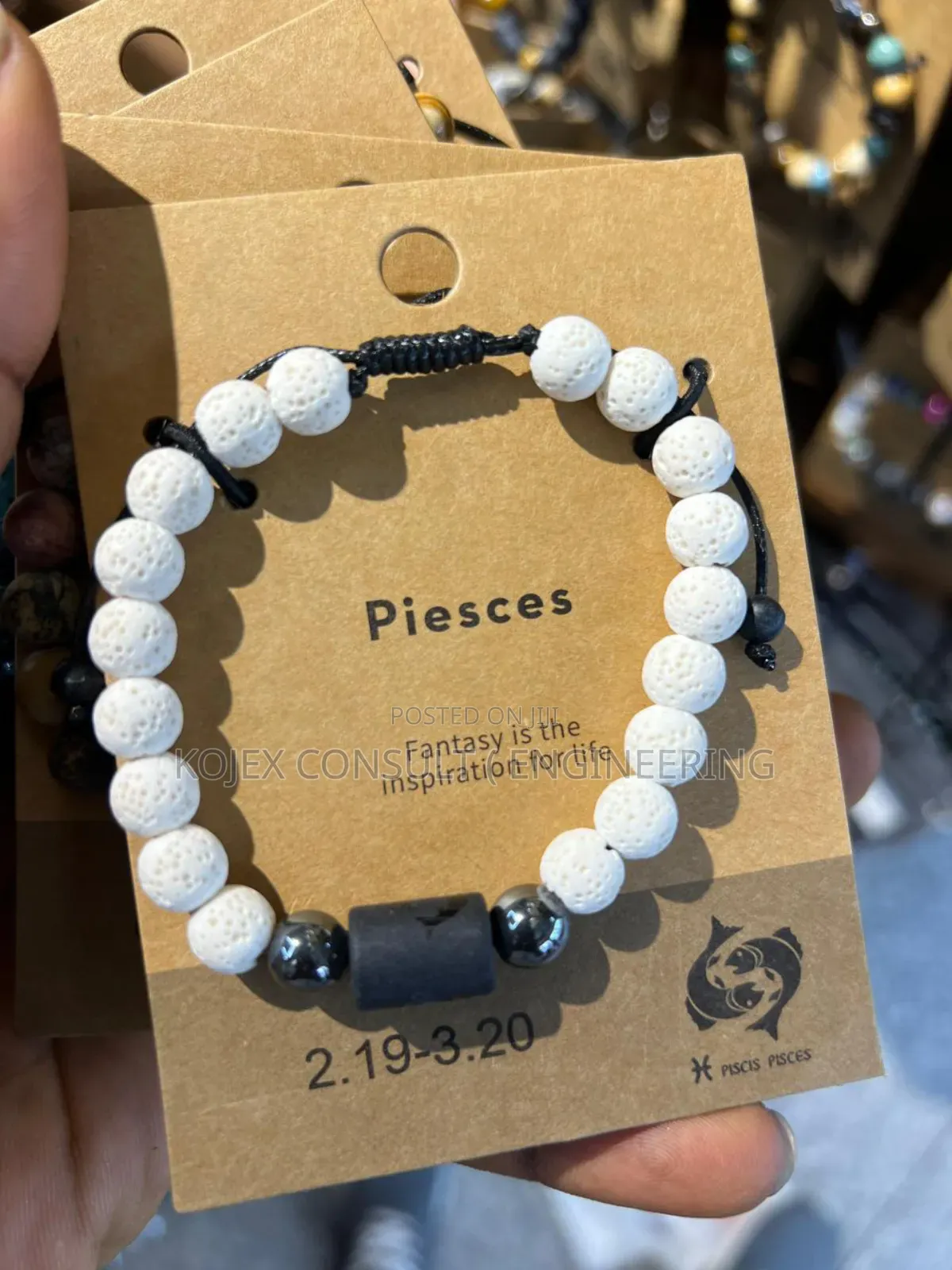 12 Zodiac Signs Natural Coral Stone Bracelets