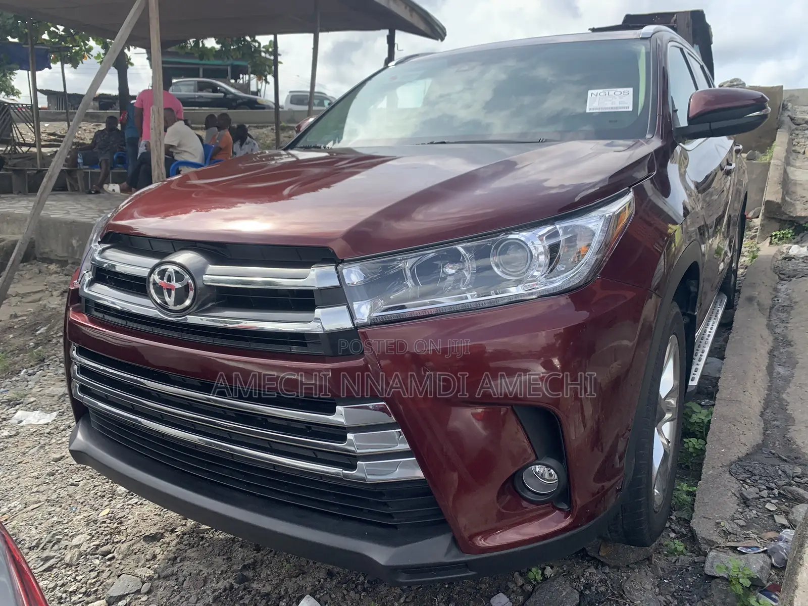 Toyota Highlander Limited Platinum V6 4x4 (3.5L 6cyl 6A) 2016 Red
