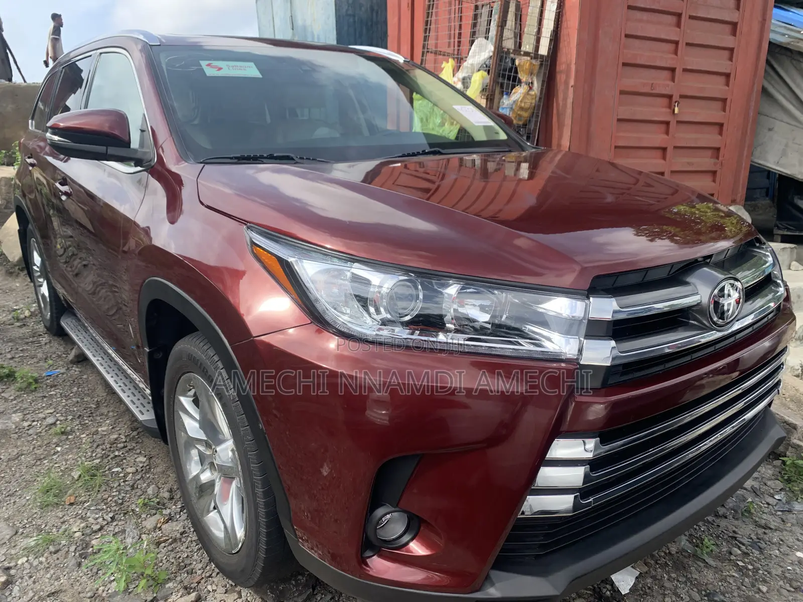 Toyota Highlander Limited Platinum V6 4x4 (3.5L 6cyl 6A) 2016 Red