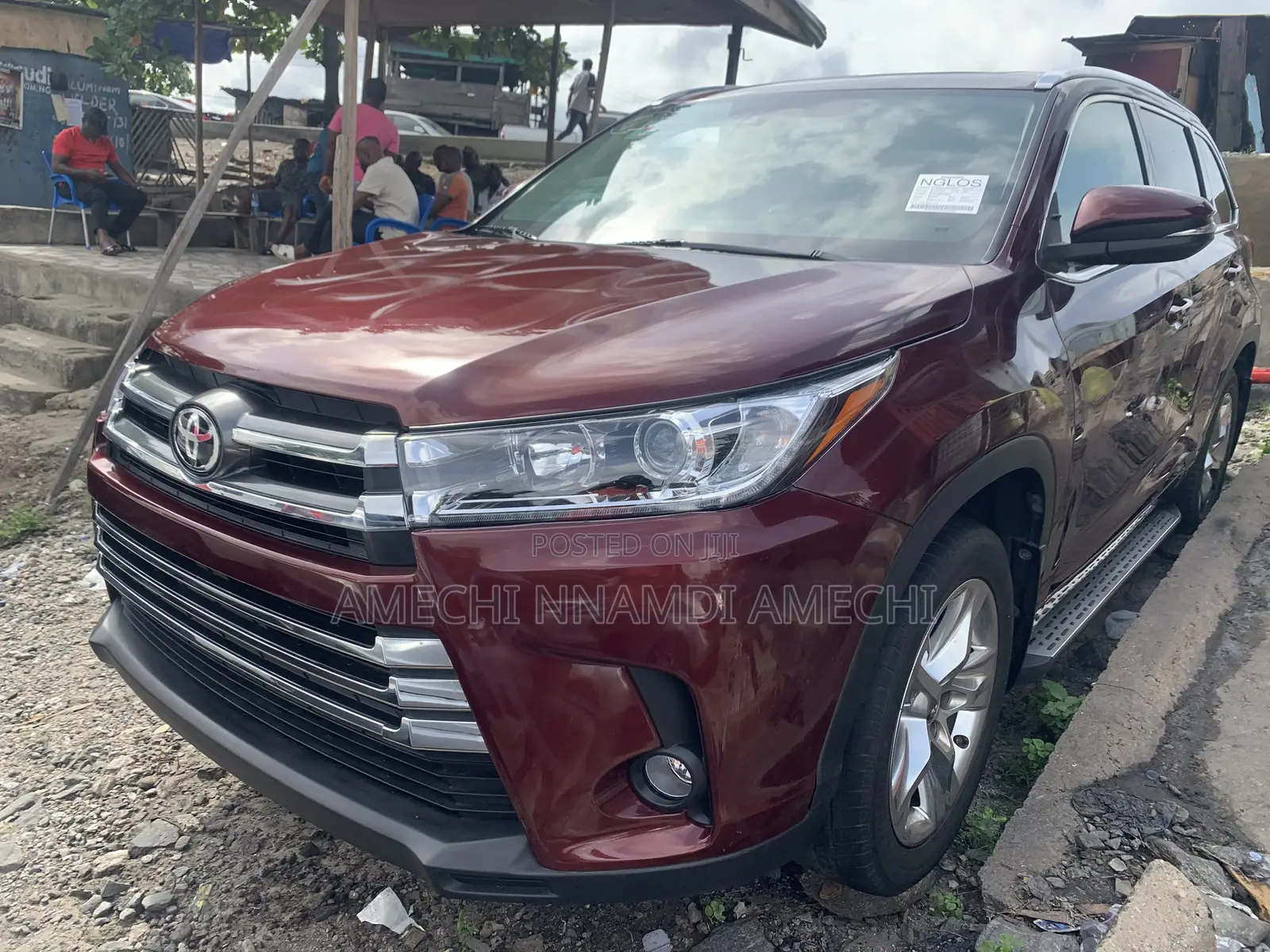 Toyota Highlander Limited Platinum V6 4x4 (3.5L 6cyl 6A) 2016 Red