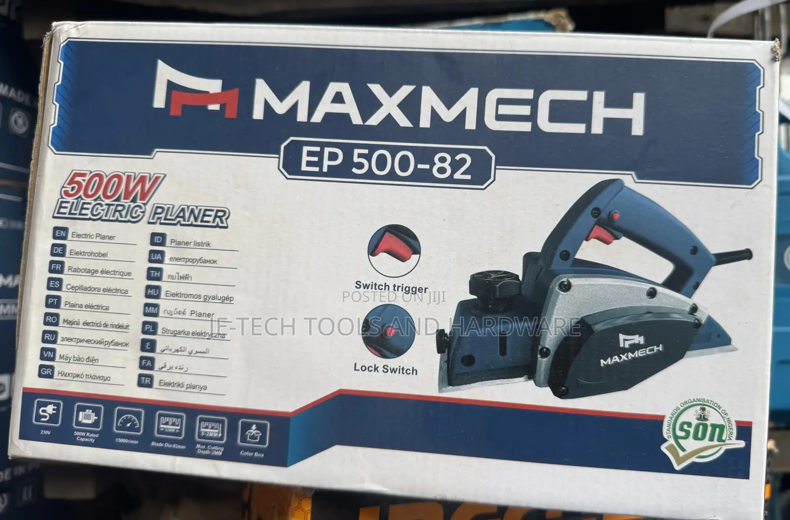 Maxmech 500w Electric Planer
