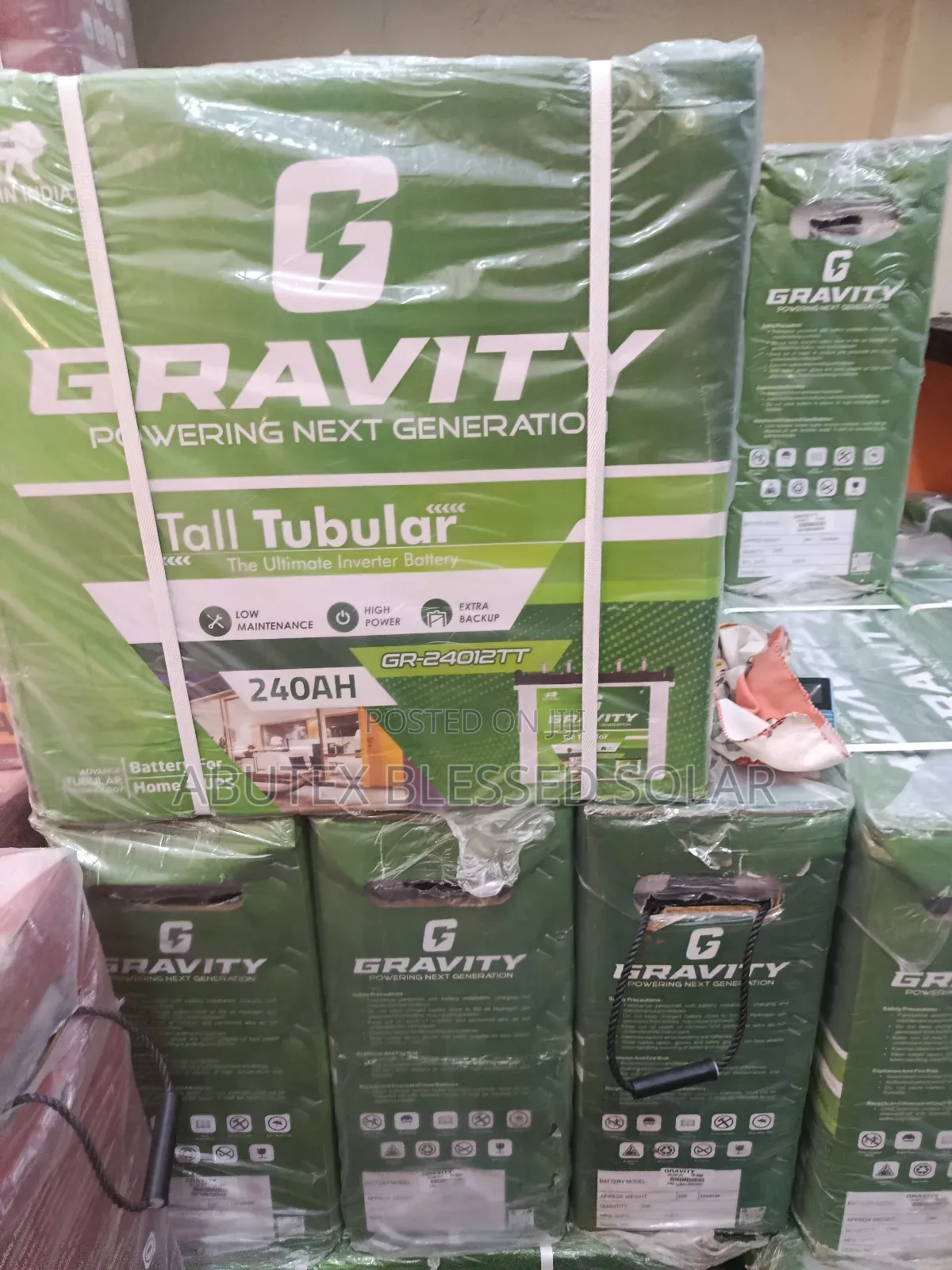 240ah 12v Tubular Battery Indian Gravity