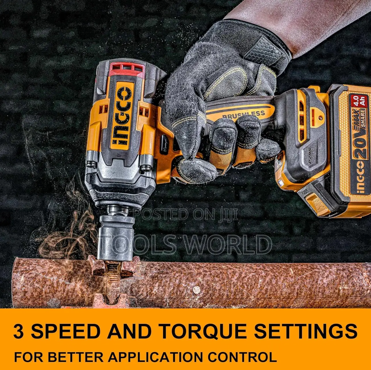 152 PCS 20v Cordless Impact Wrench Tool Set