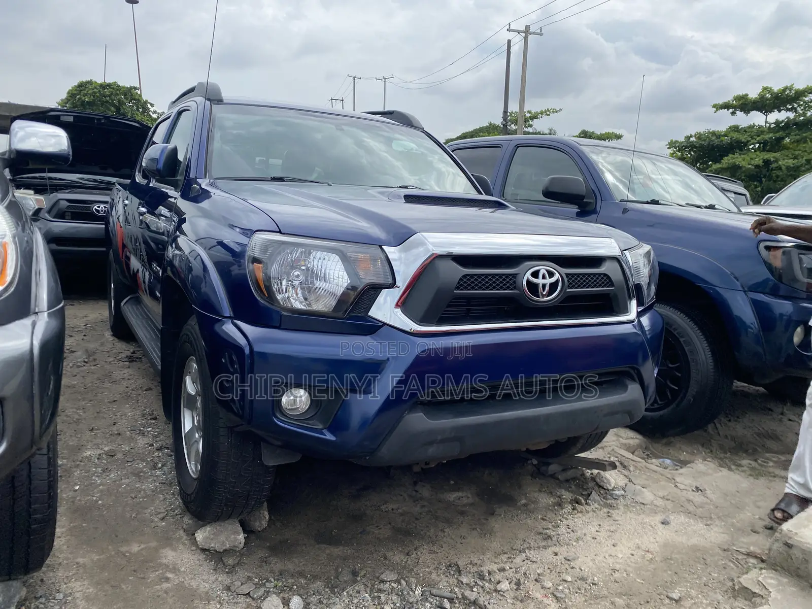 Toyota Tacoma V6 4dr Access Cab 4WD 6.1 ft. SB (4.0L 6cyl 5A) 2015 Blue