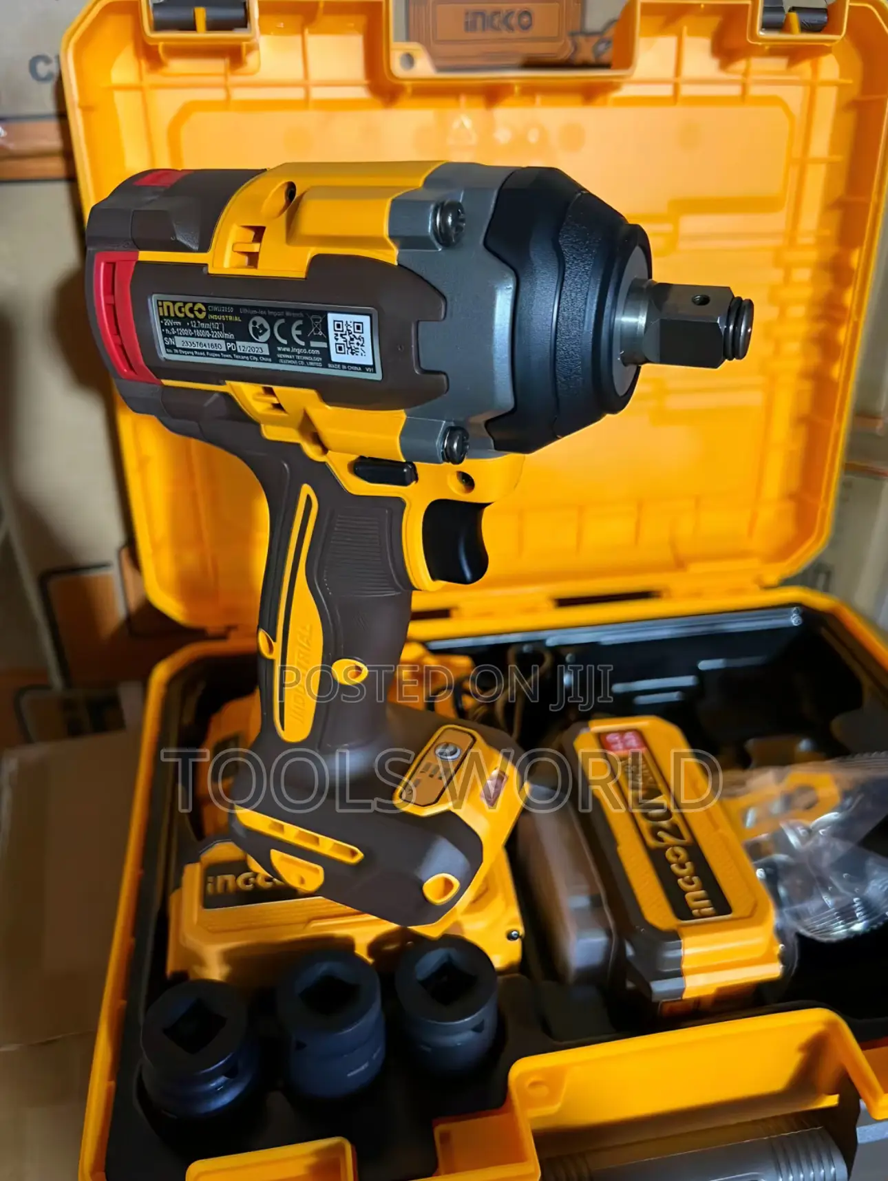 Ingco Ciwli2050 Cordless Impact Wrench (20v, 500nm)