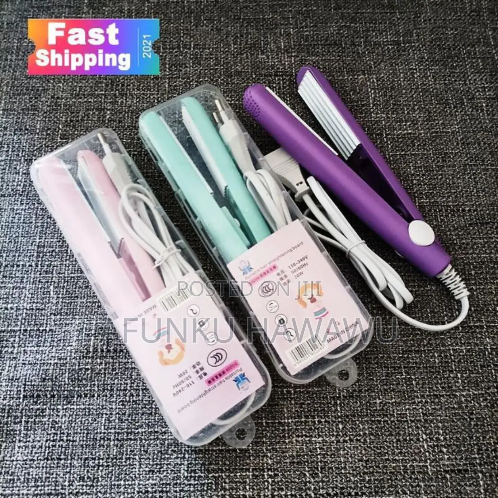 3-in-1 Ptc Hair Straightener Styling