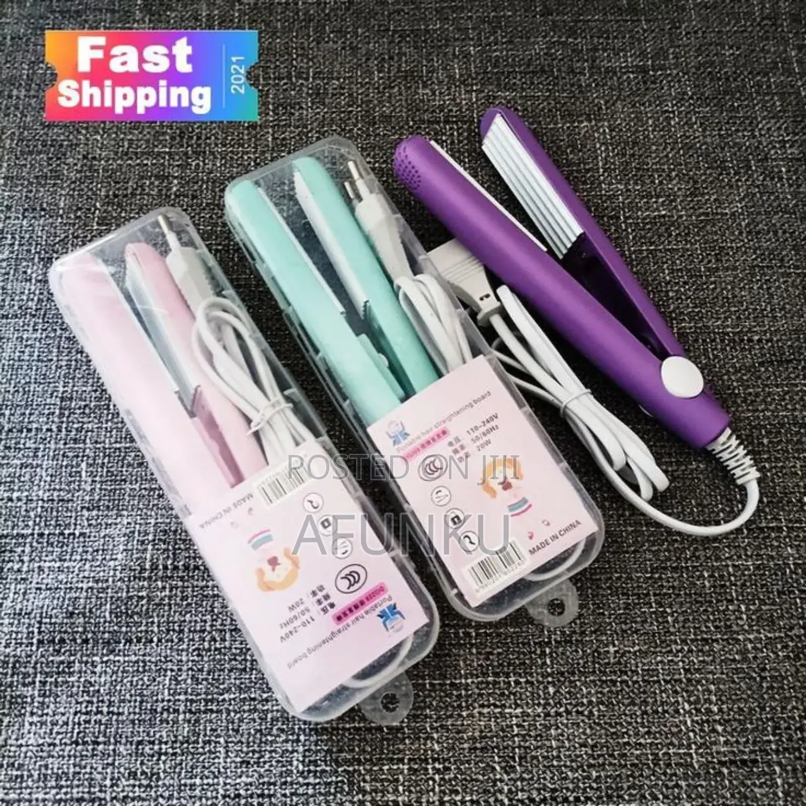 3-in-1 Ptc Hair Straightener Styling