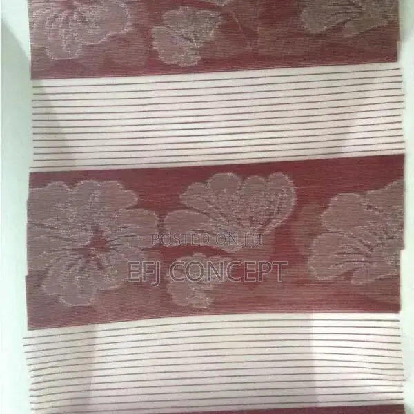 Day and Night Window Blind - Red Floral
