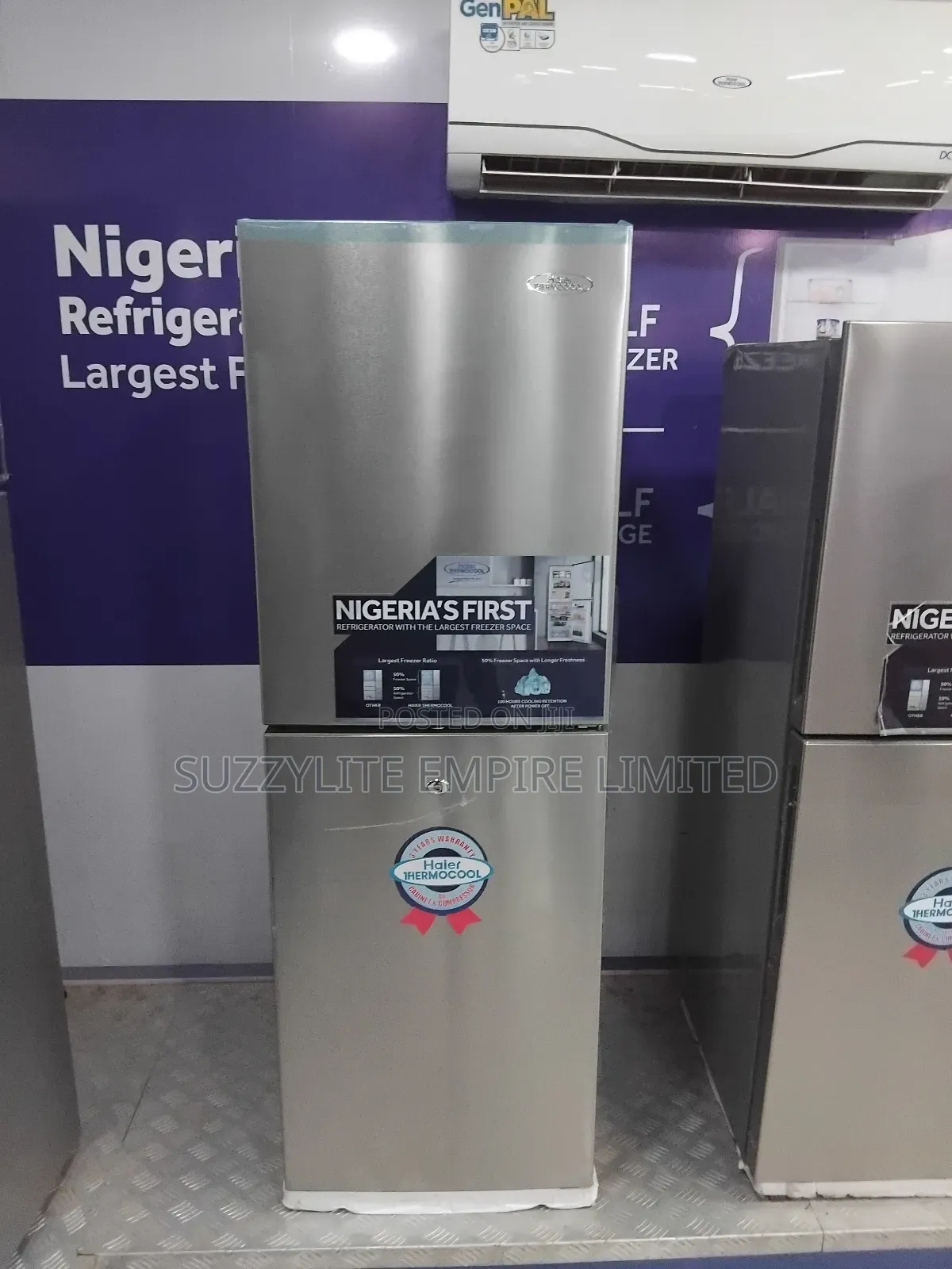 250 Liters Double Door Haier Thermocool Inverter Fridge