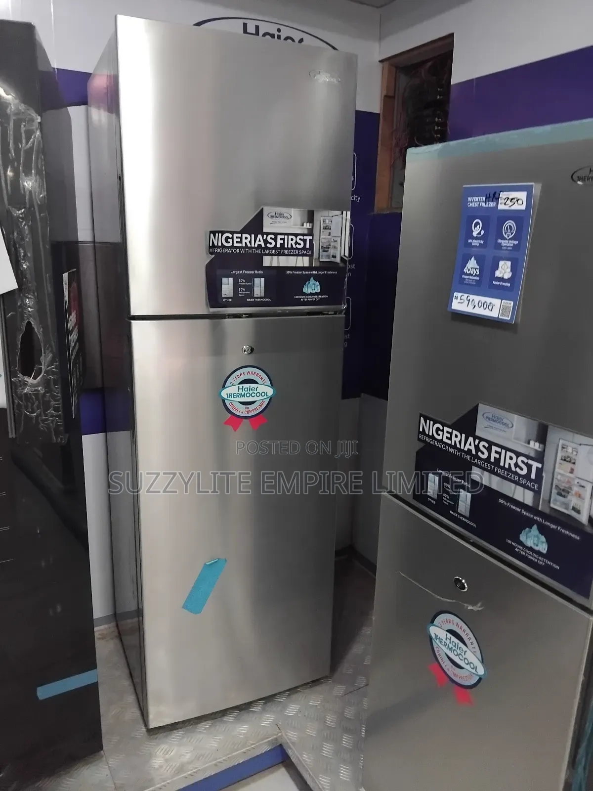 355 Liters Haier Thermocool Inverter Fridge