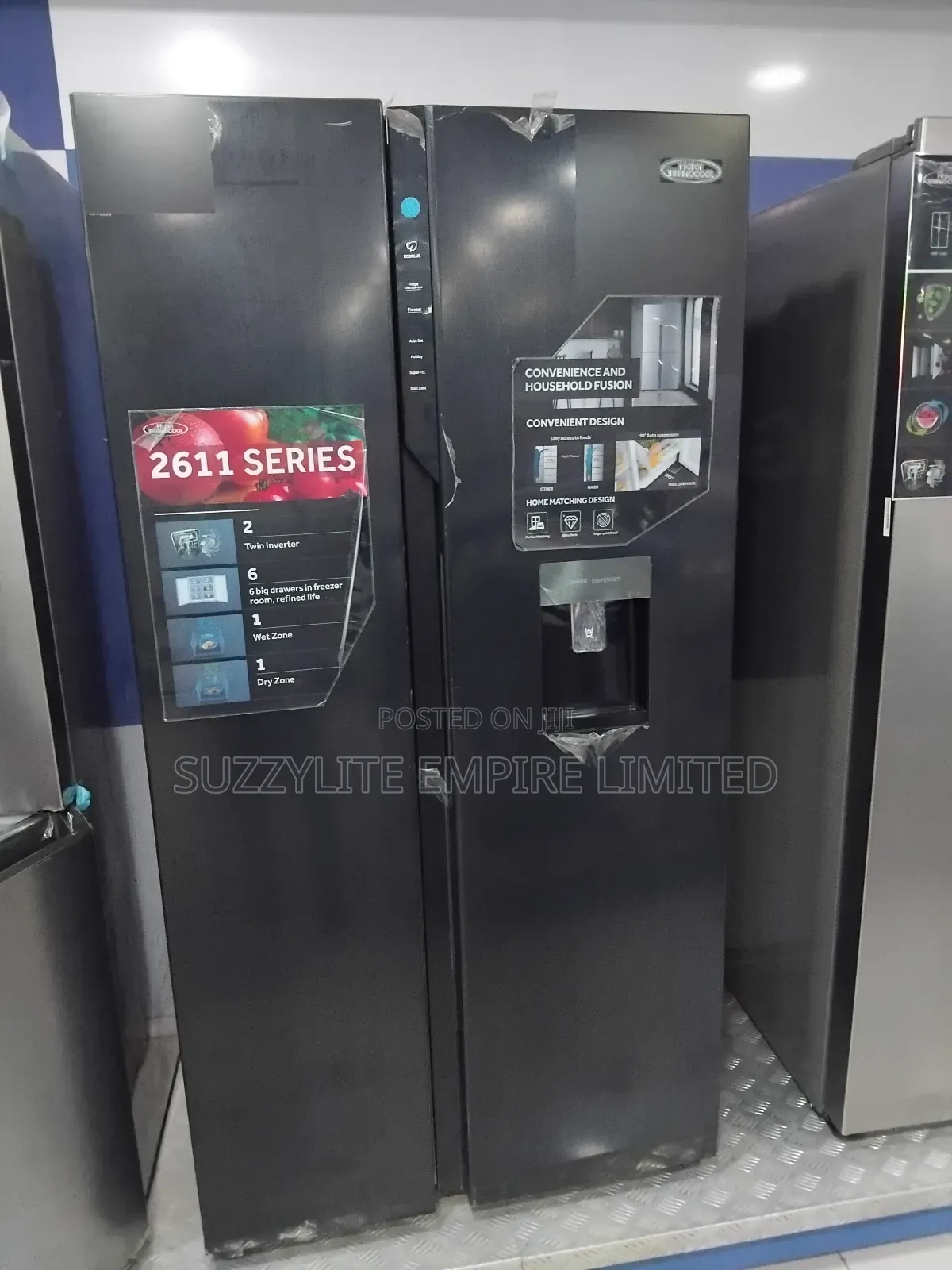 540 Liters Thermocool Inverter Side by Side With Dispenser