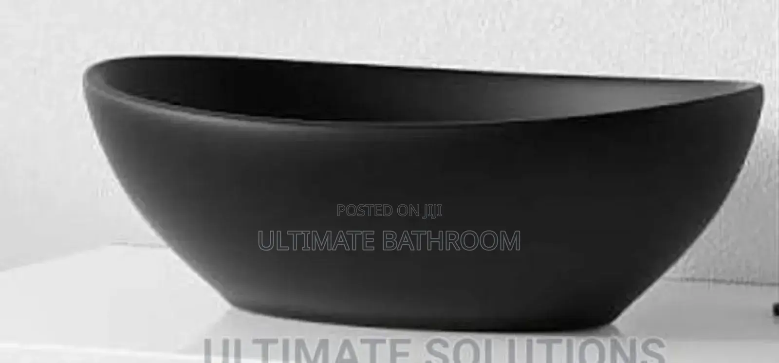 020 Black Egg Shape Counter Top