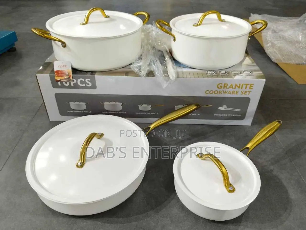 10 Pieces Ceramic Pots