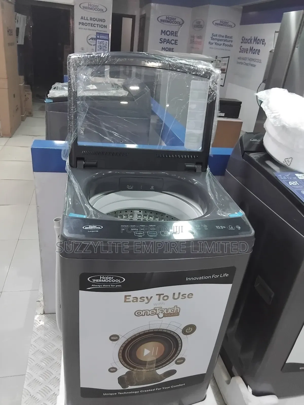 10.2kg Haier Thermocool Washing Machine Top Loader
