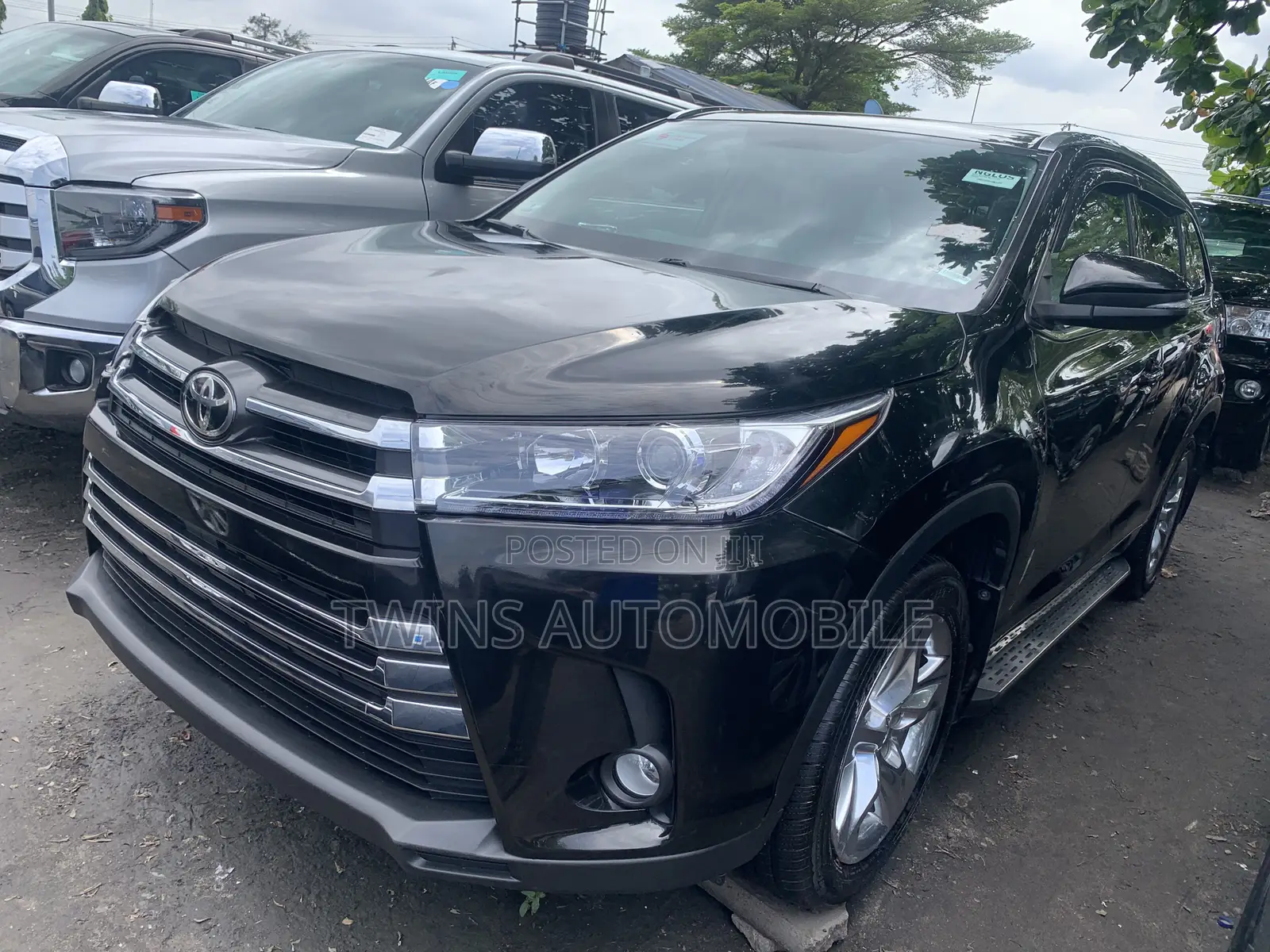 Toyota Highlander Limited V6 4x4 (3.5L 6cyl 6A) 2016 Black